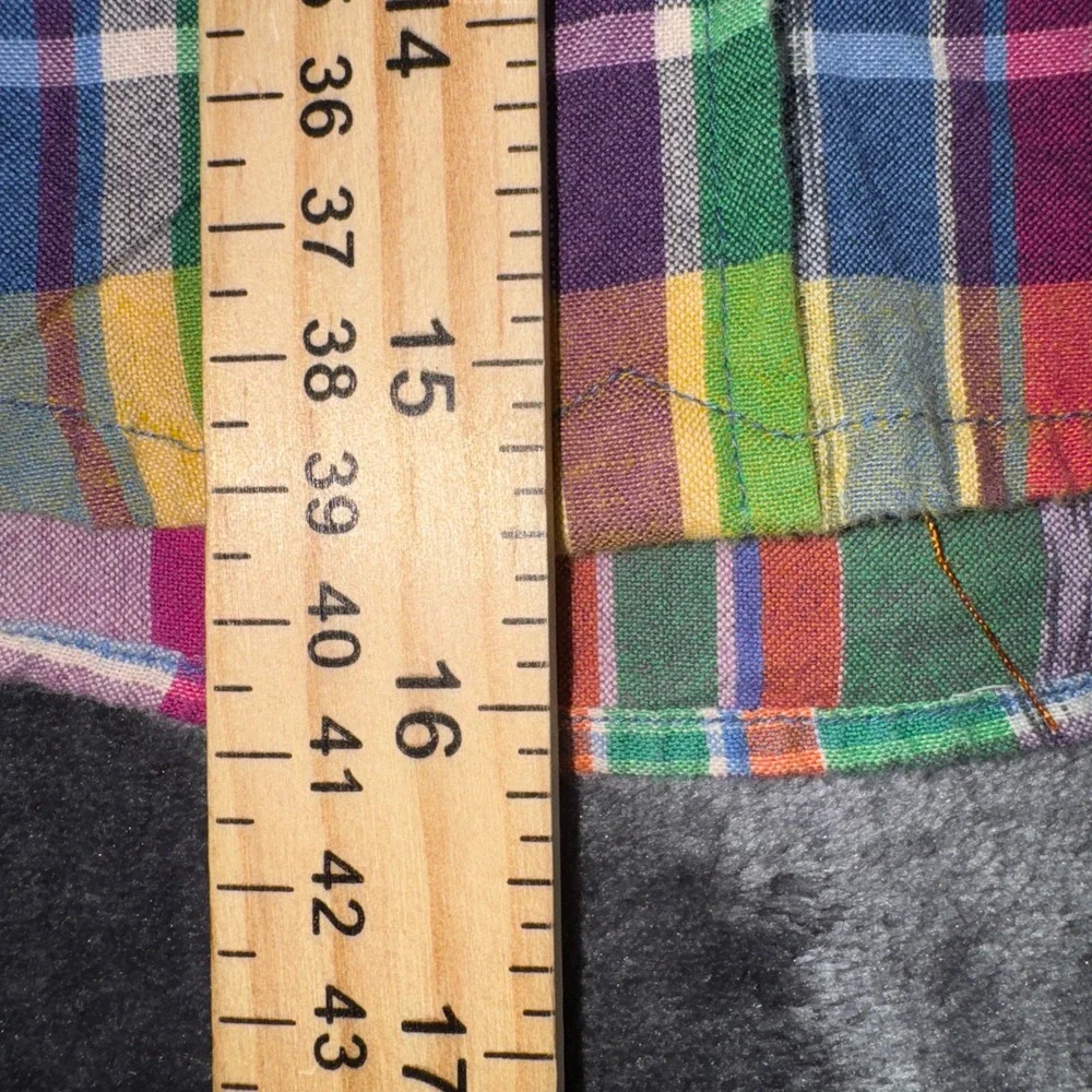Ralph Lauren Toddler Boys Multicolor Plaid Short Sleeve Button Down Shirt 18M